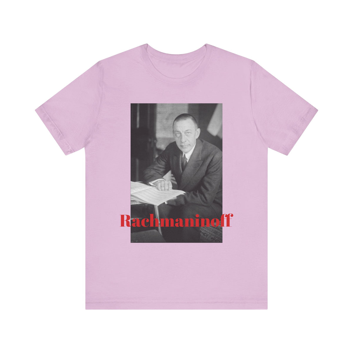 Rachmaninoff Portrait Graphic T-Shirt