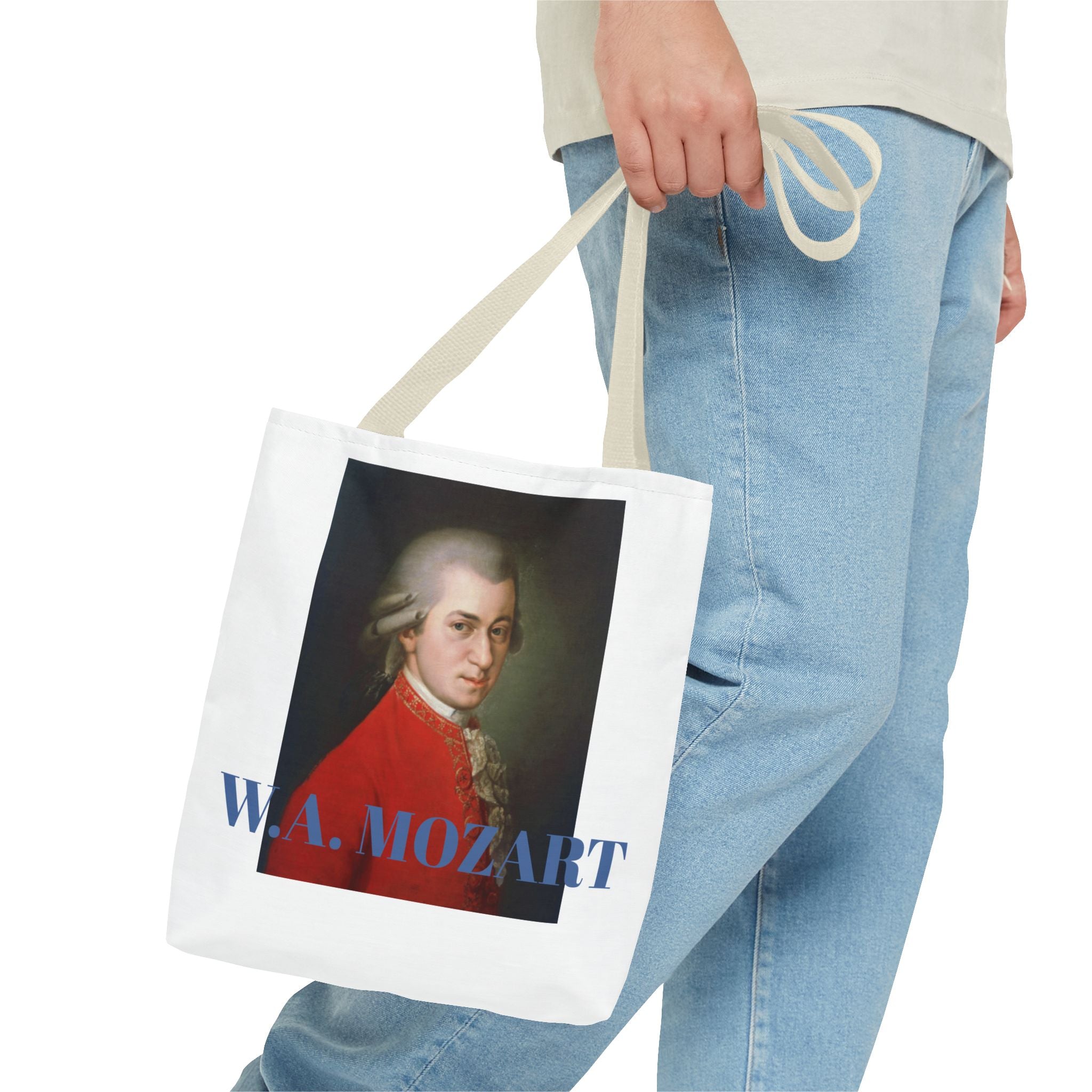 Mozart Portrait Tote Bag