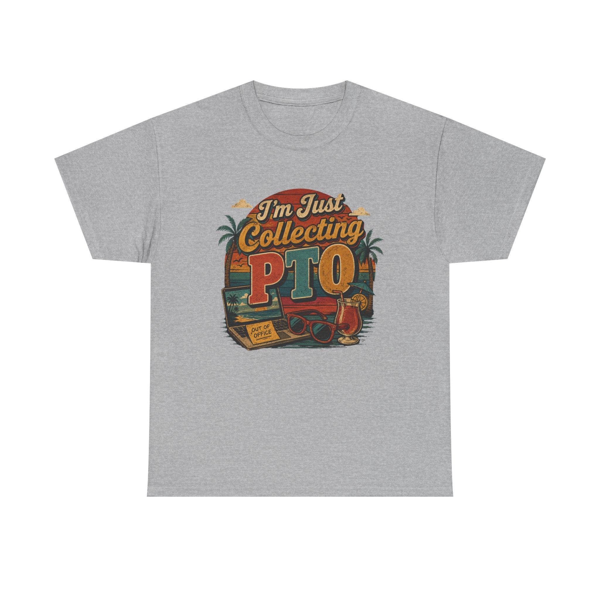 "I’m Just Collecting PTO" Retro Graphics T-Shirt