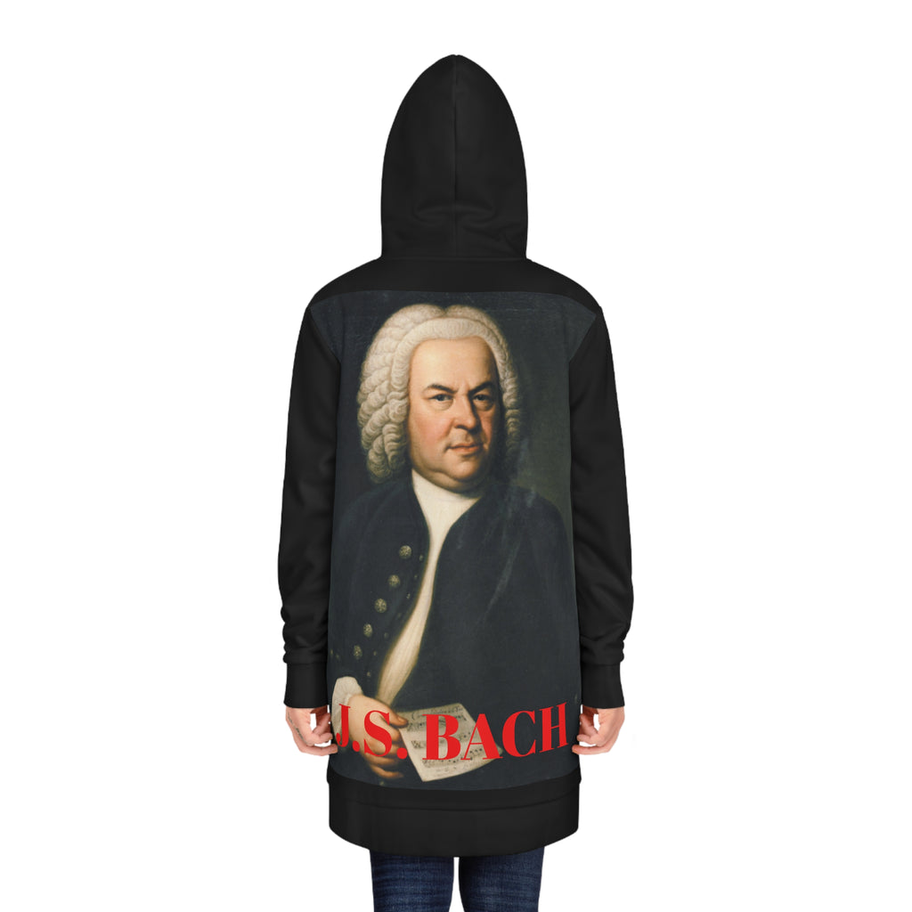 J.S. Bach Portrait Graphic Dress Hoodie