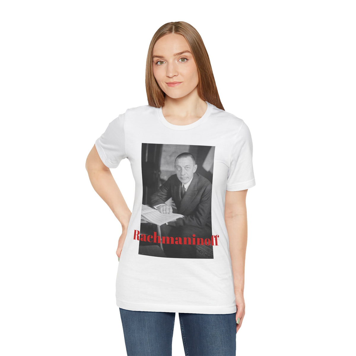 Rachmaninoff Portrait Graphic T-Shirt