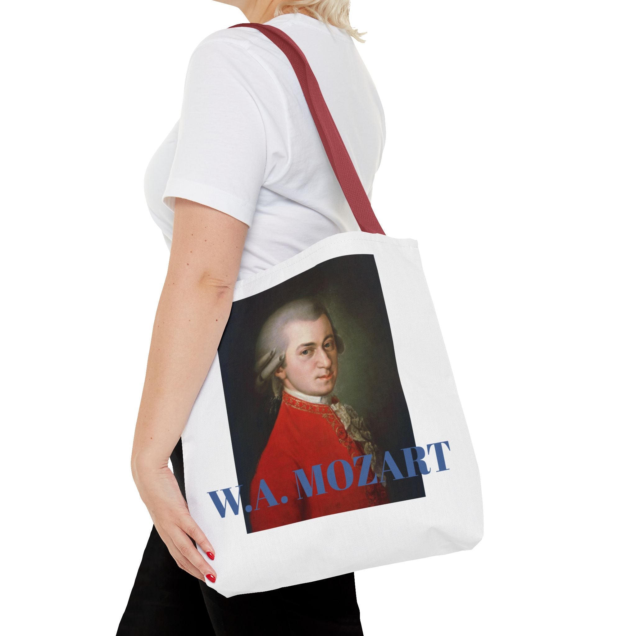 Mozart Portrait Tote Bag