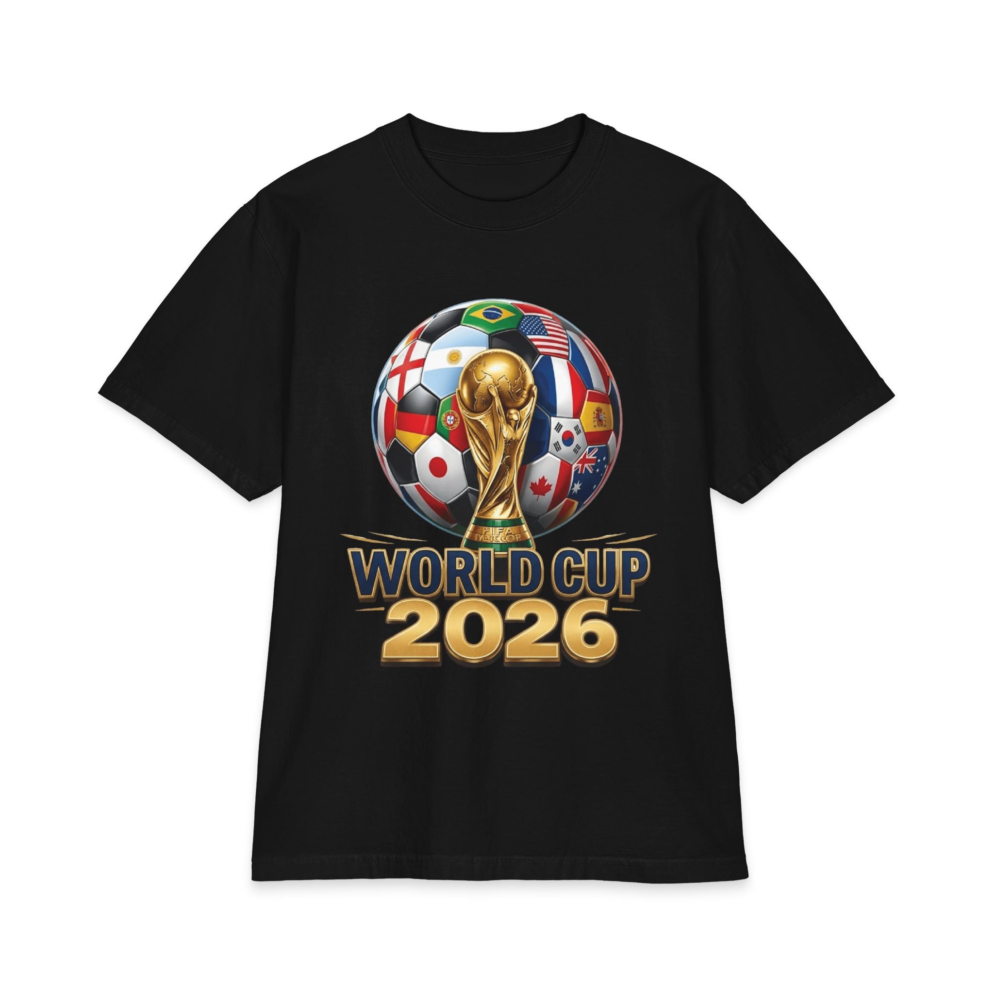 World Cup 2026 Soccer Trophy T-Shirt — Tournament Fan Tee