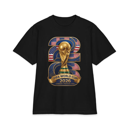 2026 FIFA World Cup Trophy T‑Shirt — USA/Canada/Mexico Host Souvenir