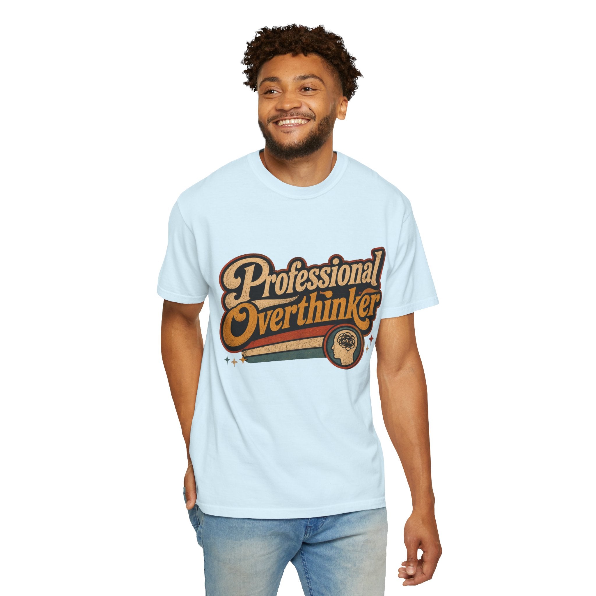 "Professional Overthinker" Retro Graphics T-Shirt